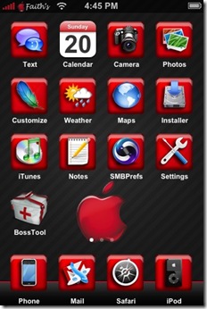 AppleRed-iphone-Theme