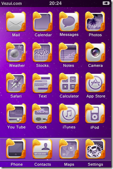 Purple-iphone-Theme