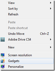 Selecting_Gadget_on_a_Desktop