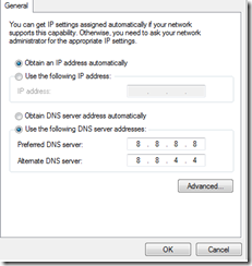Setting DNS